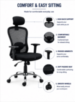 SPECTRUM RC-45 High Back Mesh Executive Chair - Image 3
