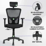 SPECTRUM RC-47 High Back Ergonomic Mesh Office Chair - Image 2