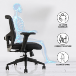 SPECTRUM RC-65 Medium Back Ergonomic Mesh Office Chair - Image 3